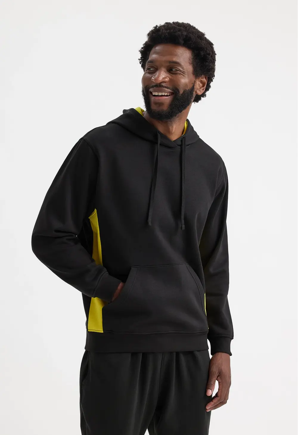 Two Tone Hooded Sweatshirt