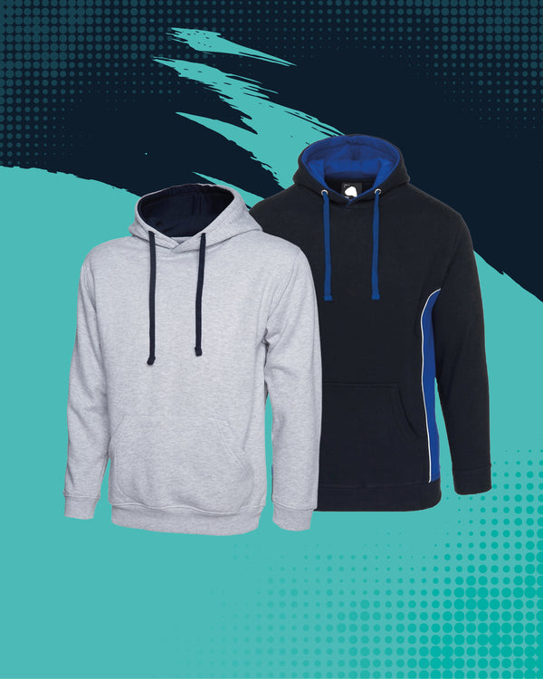 Contrast Hoodies