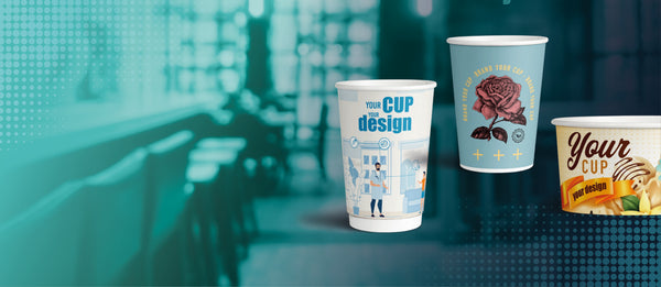 Custom printed paper cups & tubs