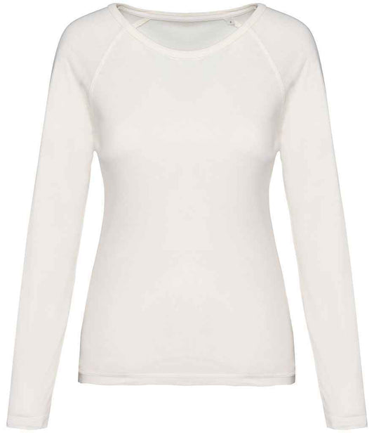 Native Spirit Ladies Raglan Long Sleeve Washed T-Shirt