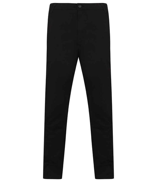 Henbury Stretch Flex Waistband Chino Trousers