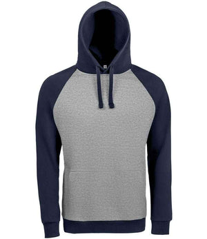SOL'S Unisex Seattle Contrast Raglan Hoodie