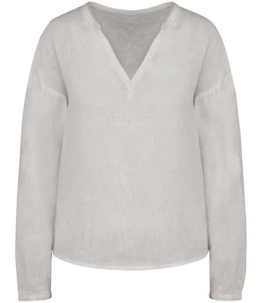Spasso Ladies Linen Blouse