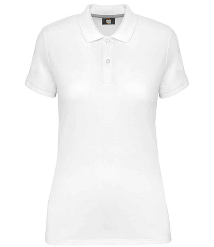 WK Designed to Work Ladies Anti-Bacterial Piqué Polo Shirt