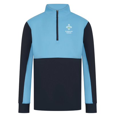 Craigavon Scouts - Adult 1/4 Zip Tracksuit Top