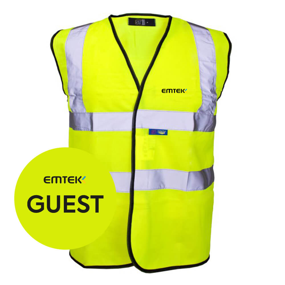 Emtek Guest HiVis Velcro Vests