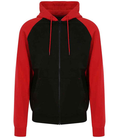 JH063 Jet Black/Fire Red Front