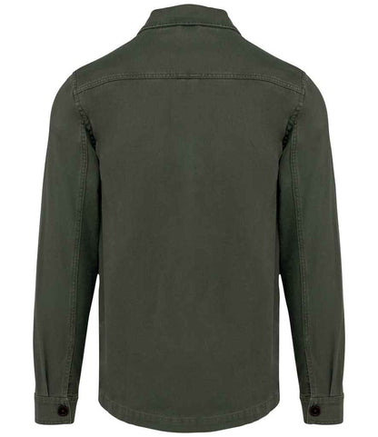 NS610 Washed Organic Khaki Back