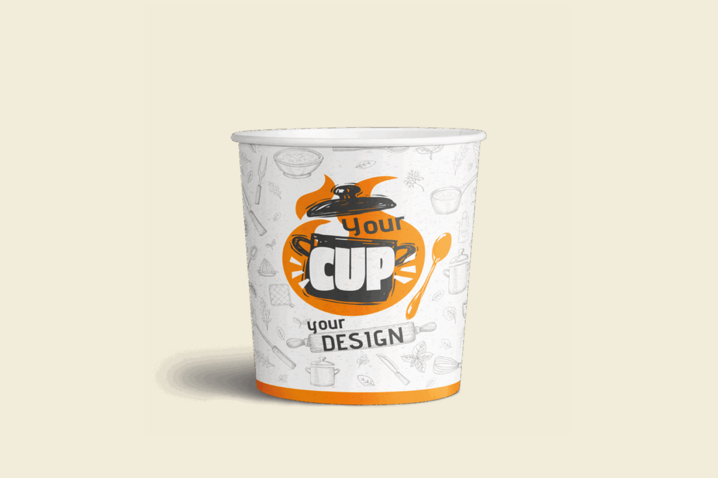 Merch | Paper Cups & Tubs