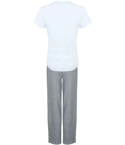 TC53 White/Heather Grey Back