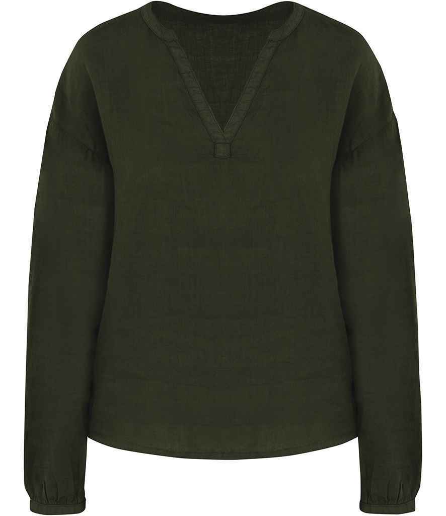 Spasso Ladies Linen Blouse