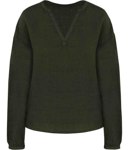 Spasso Ladies Linen Blouse