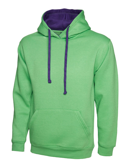 Contrast Hooded Sweatshirt
